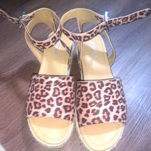 Cheetah sandals